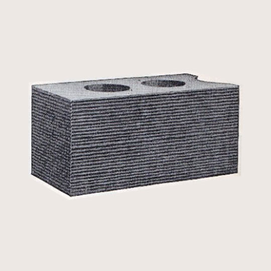 illustration of lined concrete block